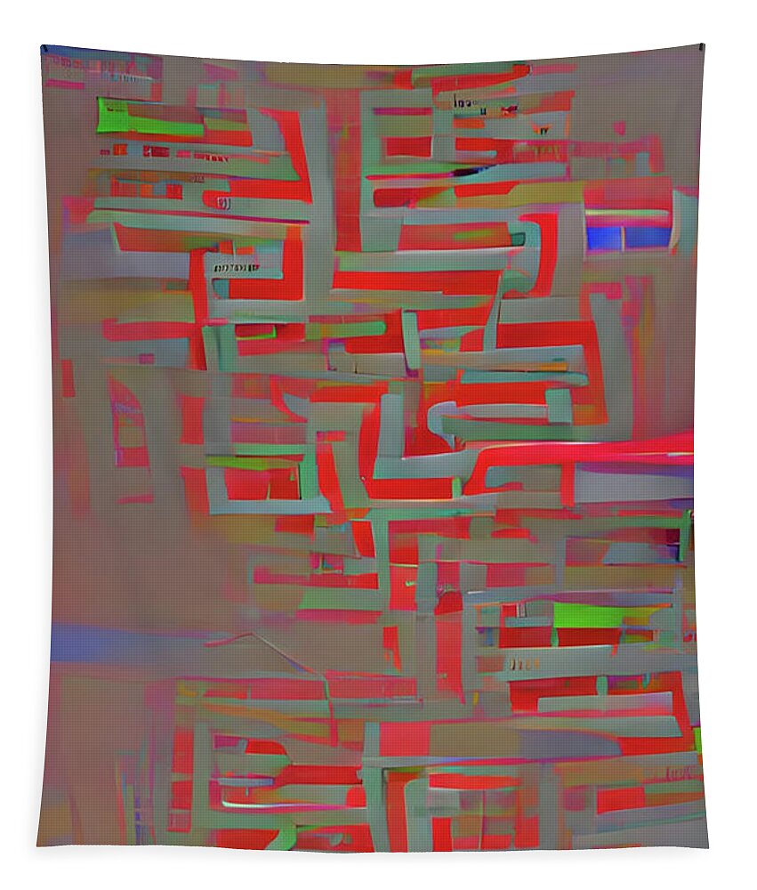 Richard Reeve Tapestry featuring the digital art Algorithm by Richard Reeve