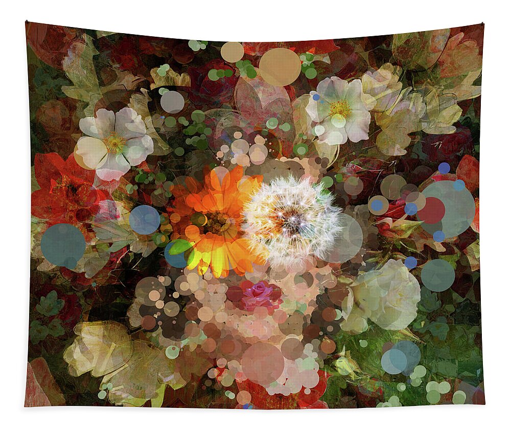 Rose Tapestry featuring the mixed media Alhambra Dreaming by BFA Prints