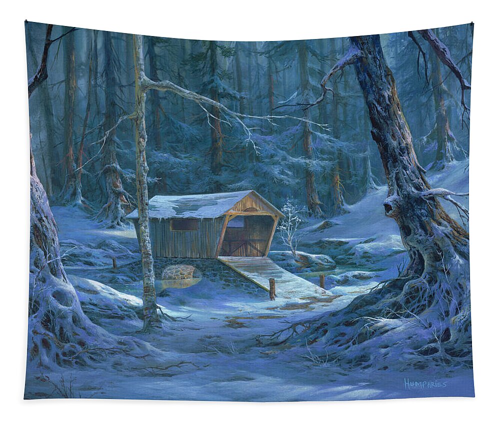 Michael Humphries Tapestry featuring the painting Almost Home by Michael Humphries