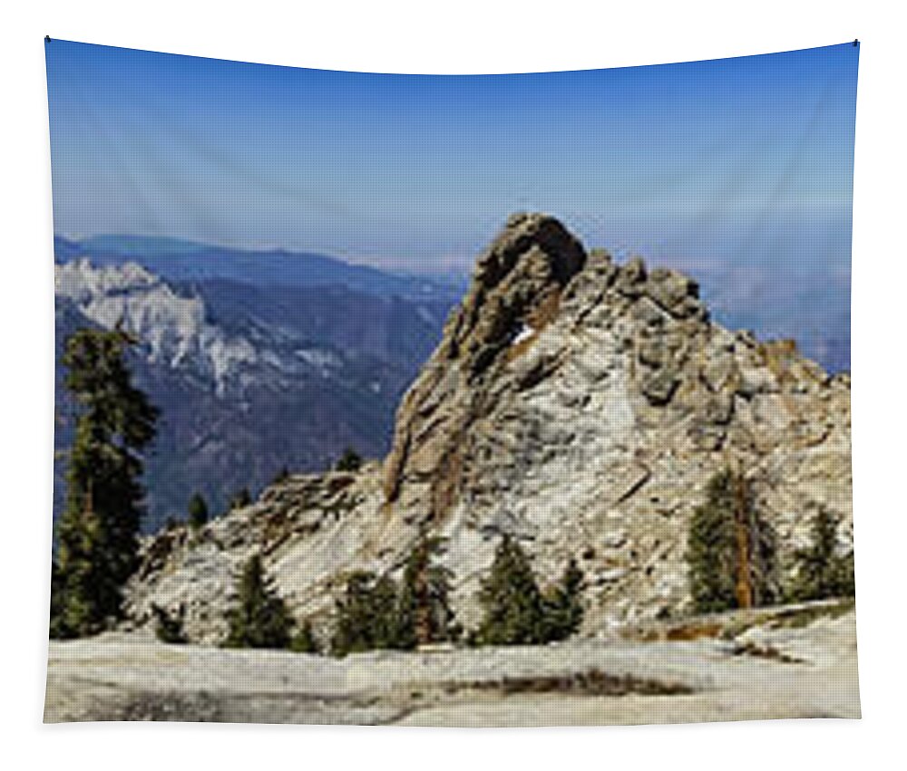 Alta Peak Tapestry featuring the photograph Alta Peak Vista by Brett Harvey