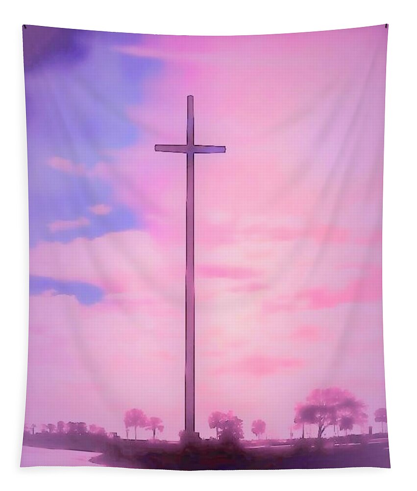 Easter Tapestry featuring the photograph An Easter Blessing by John Anderson