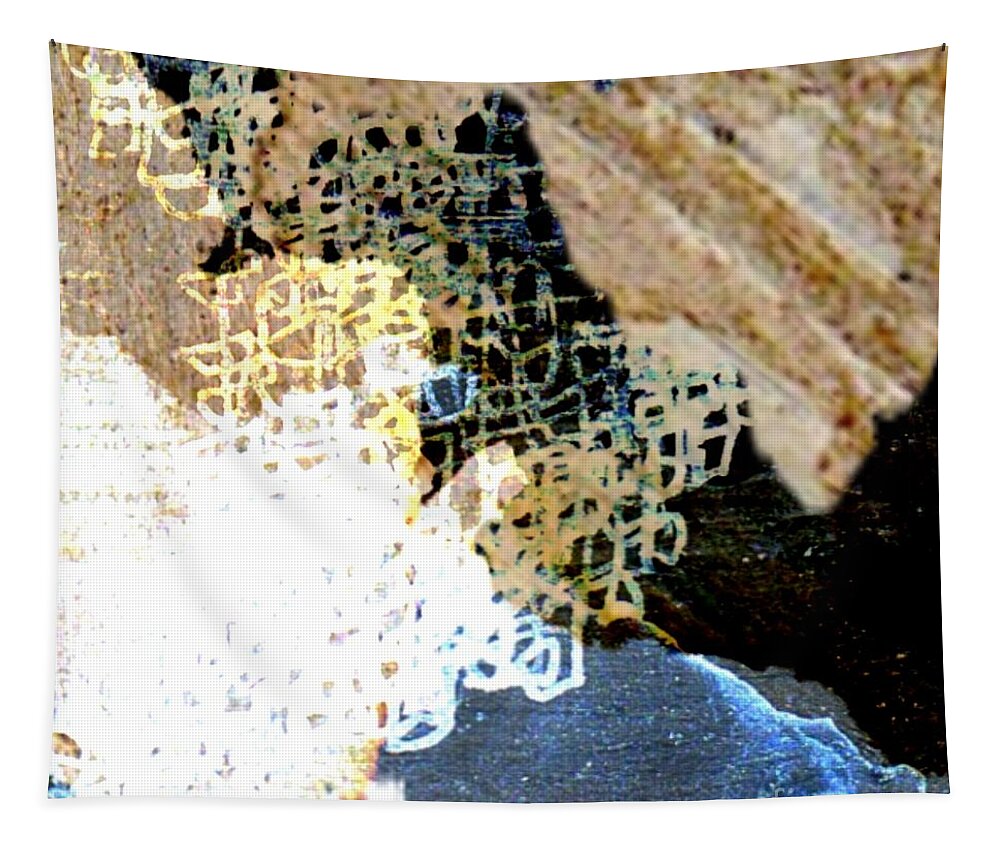 Abstract Art Tapestry featuring the digital art And Maybe It Is by Jeremiah Ray