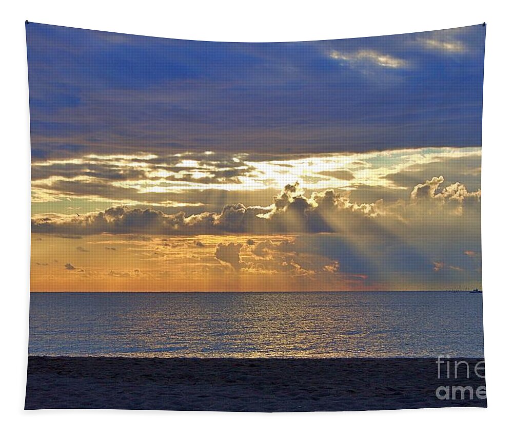Andalusia Tapestry featuring the photograph Andalusia Sunset 2 by Yvonne M Smith