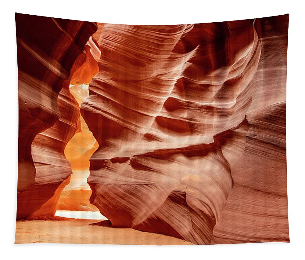 Antelope Canyon Candlestick Tapestry featuring the photograph Antelope Canyon Candlestick by Dustin K Ryan