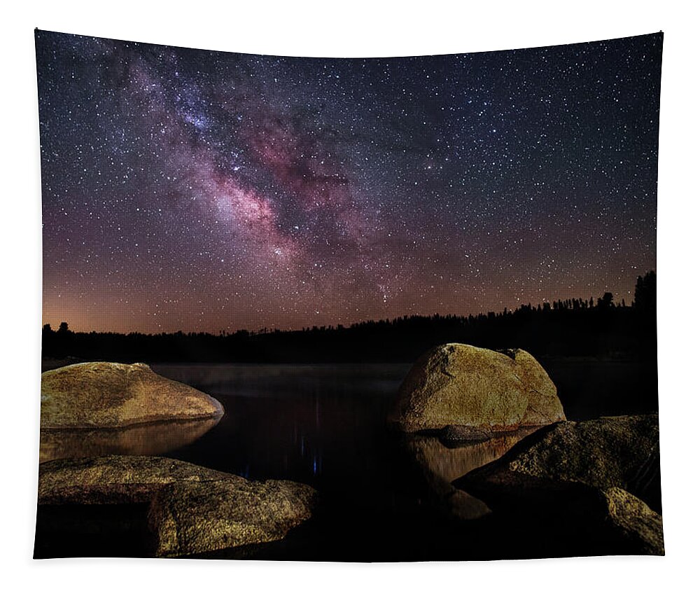 Lake Tapestry featuring the photograph Antelope Lake Nightscape by Mike Lee