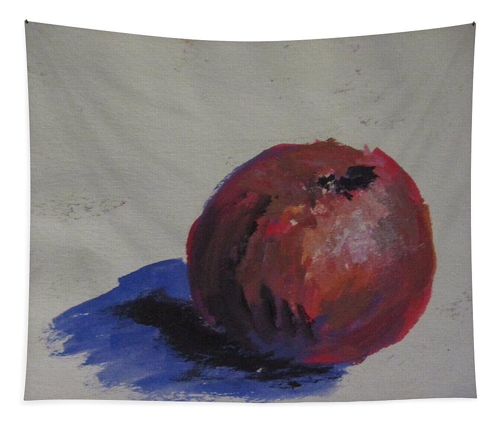 Apple Tapestry featuring the painting Apple a day by Jen Shearer