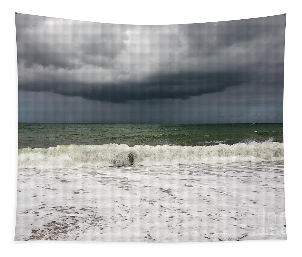 Sky Tapestry featuring the photograph Approaching storm by Bryan Attewell
