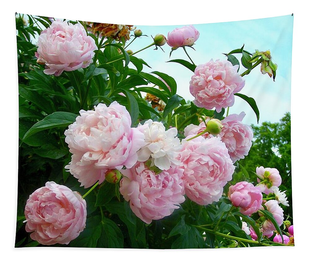 Peony Tapestry featuring the photograph Artful Mrs. Roosevelt by Stephanie Weber