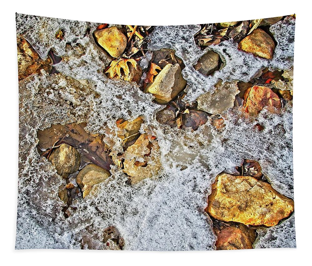 Stream Tapestry featuring the photograph Forest Still Life #5 by Loren Gilbert