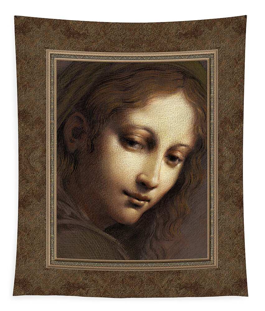 Madonna Tapestry featuring the pastel Madonna Study by Kurt Wenner