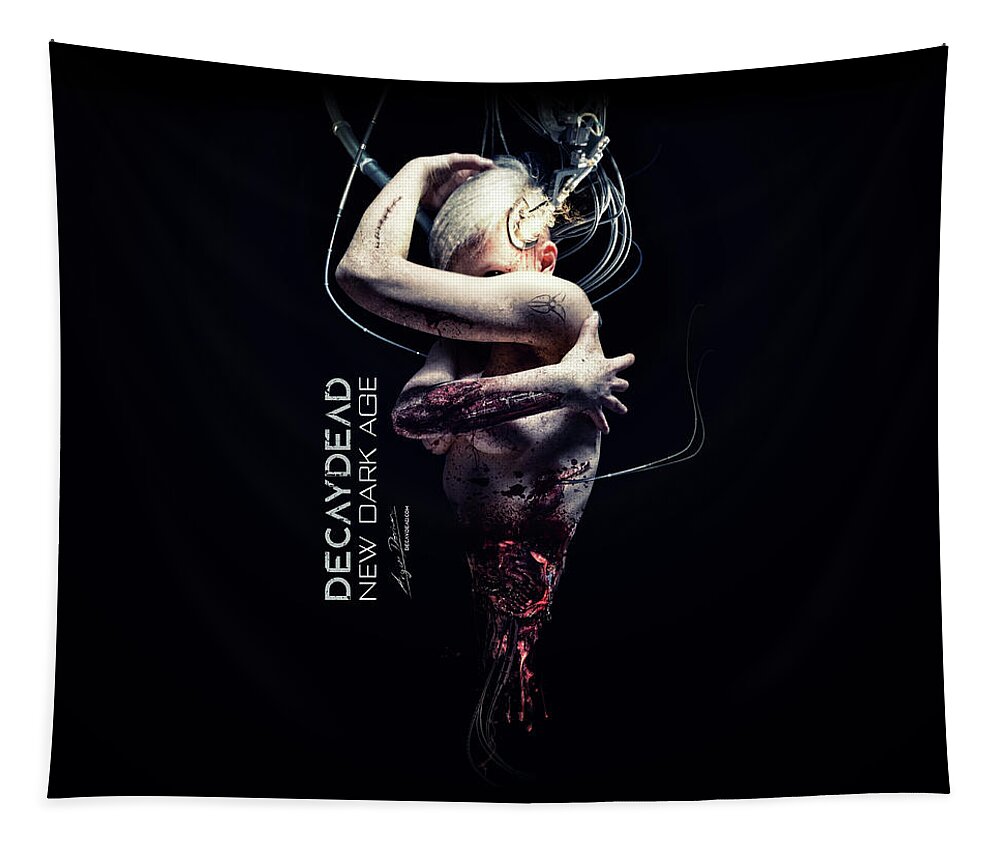 Argus Dorian Tapestry featuring the digital art The R-Evolution of human kind by Argus Dorian