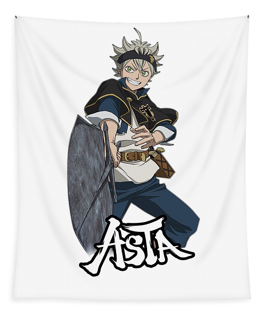 Asta Black Clover Anime Tapestry