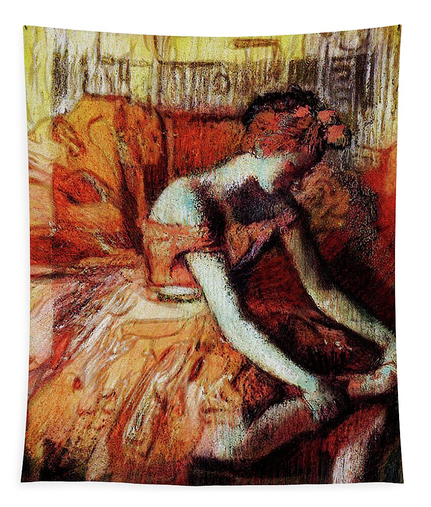 Cc0 Tapestry featuring the photograph At Degas A Dancer by Jack Torcello