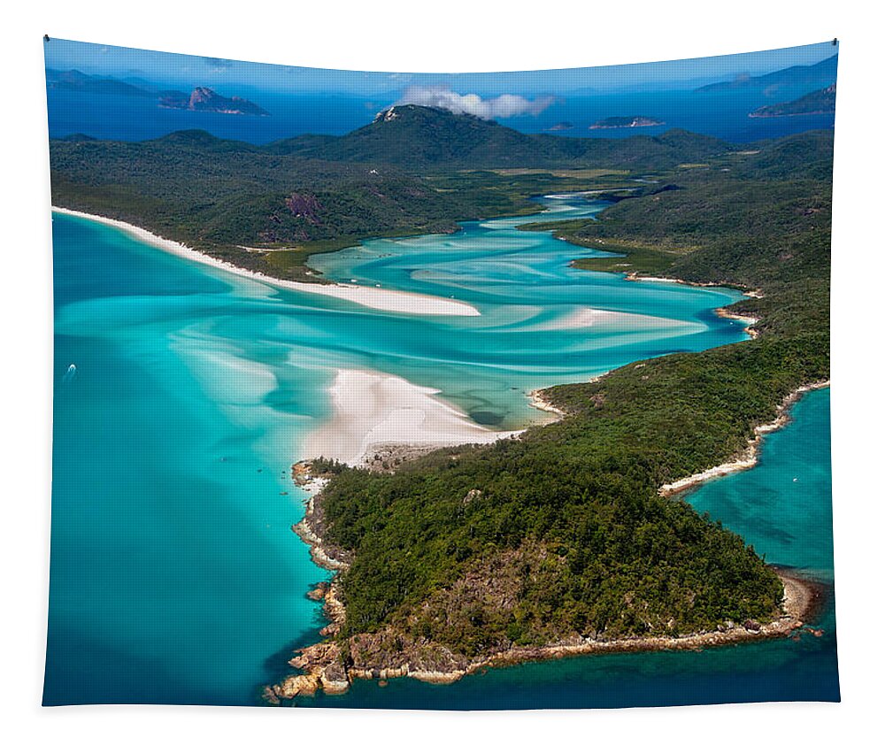 Whitsundays Tapestry featuring the photograph Australia - Whitsundays by Olivier Parent