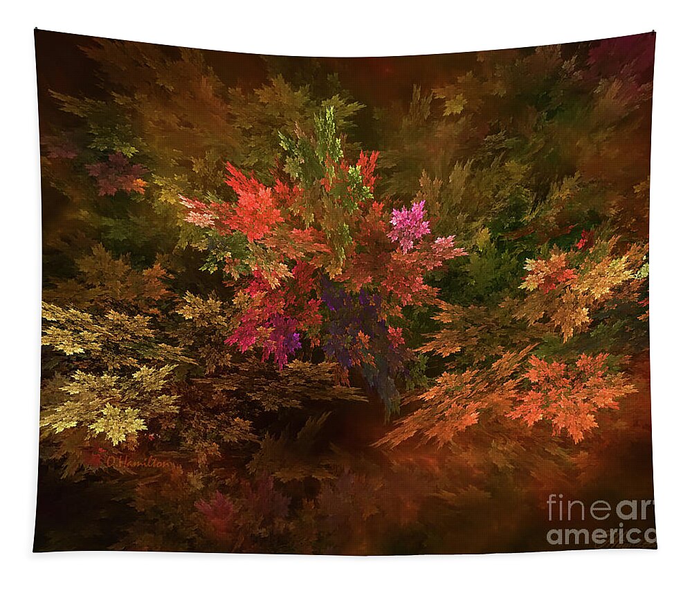 Autumn Tapestry featuring the digital art Autumn Bouquet by Olga Hamilton