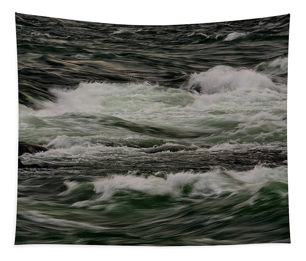 Niagara Falls Ny Tapestry featuring the photograph Awash in the Flow by fototaker Tony