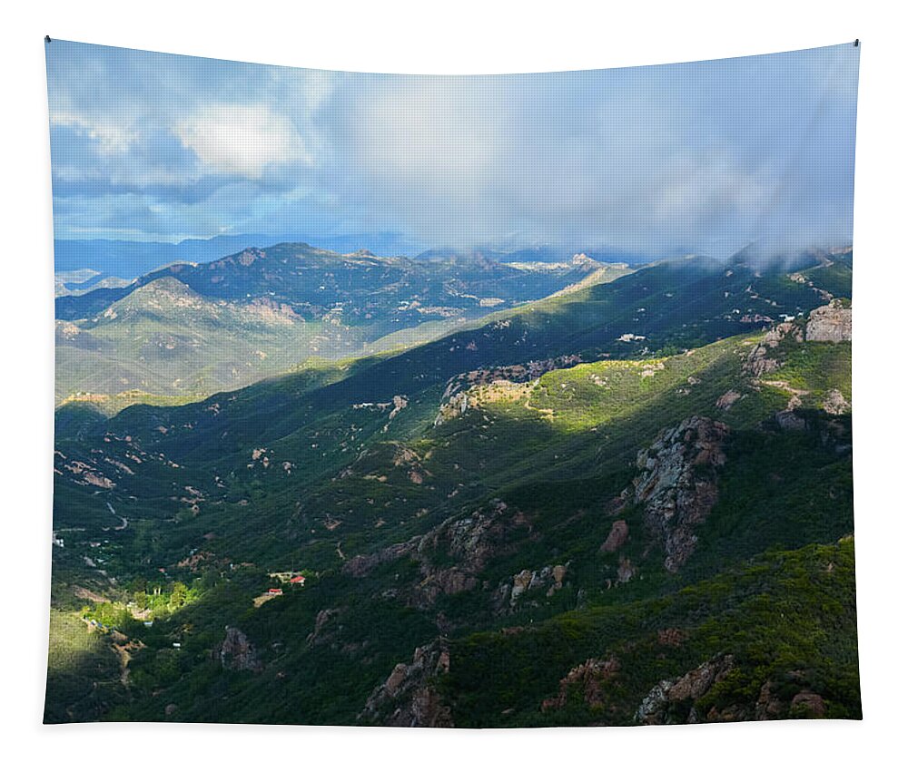 California Tapestry featuring the photograph Backbone Trail Landscape by Kyle Hanson