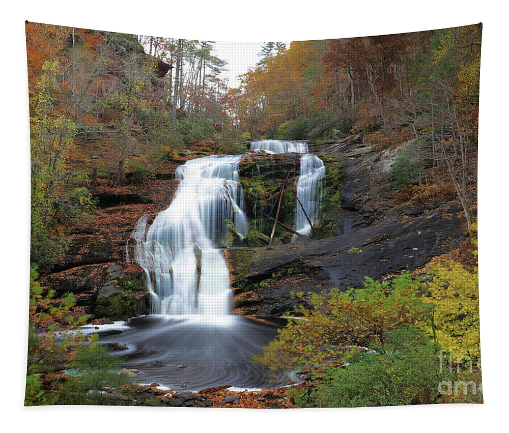 Bald River Falls Tapestry featuring the photograph Bald River Falls by Rick Lipscomb