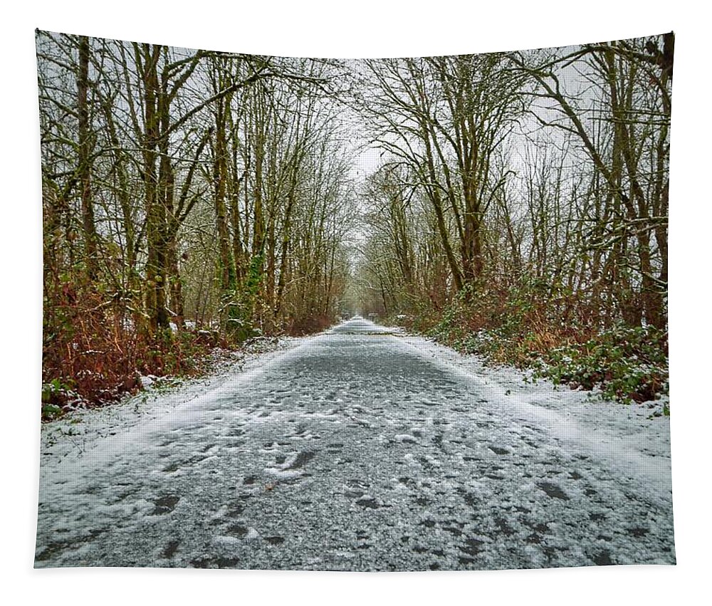 State Park Tapestry featuring the photograph Banks Vernonia Trail by Loyd Towe Photography