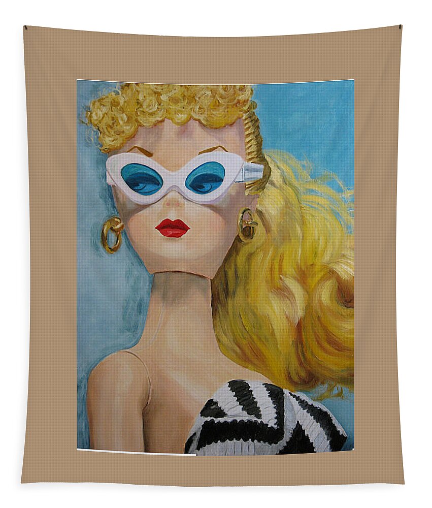 Barbie at the beach Tapestry by Francesca Rocelli - Fine Art America