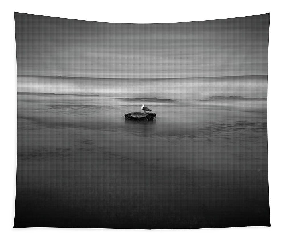 Beach Tapestry featuring the photograph Be Still by Peter Tellone