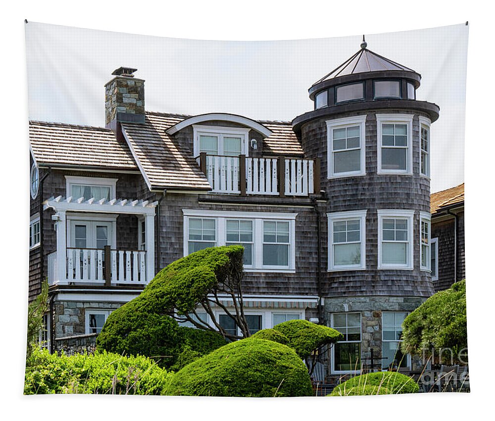 Rehoboth Beach Tapestry featuring the photograph Beach Home on Rehoboth Beach by Bob Phillips