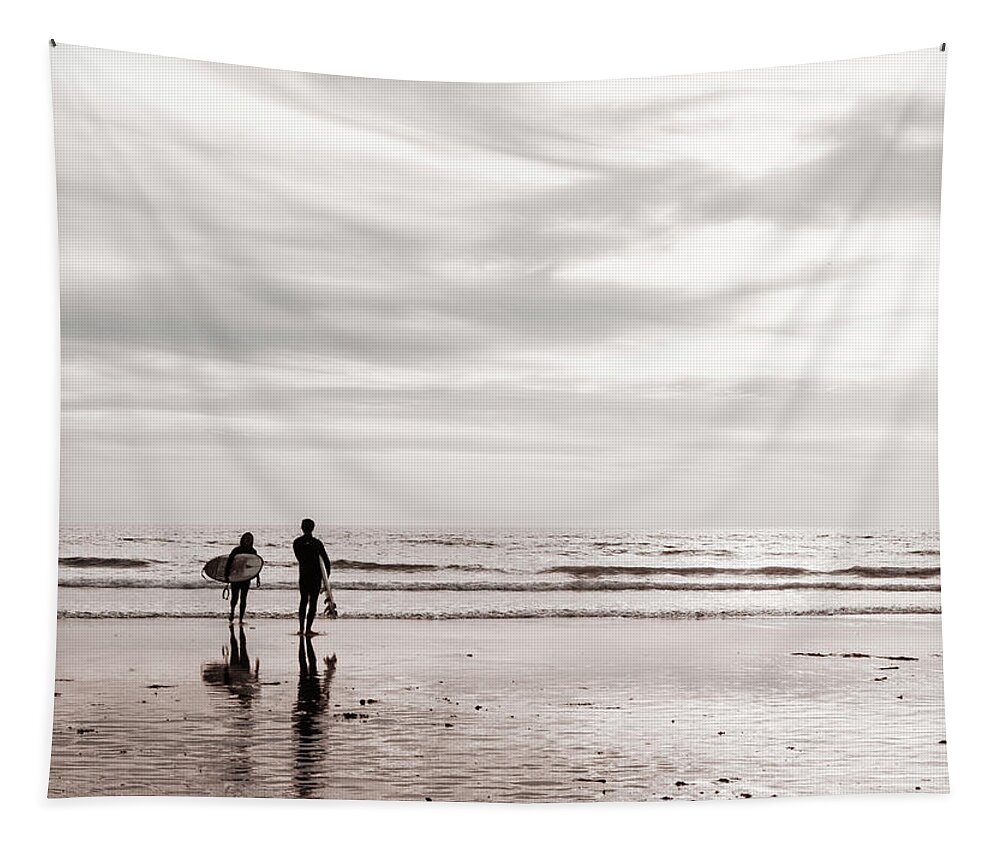 Surf Tapestry featuring the photograph Beach Vibes 1 by Carmen Kern