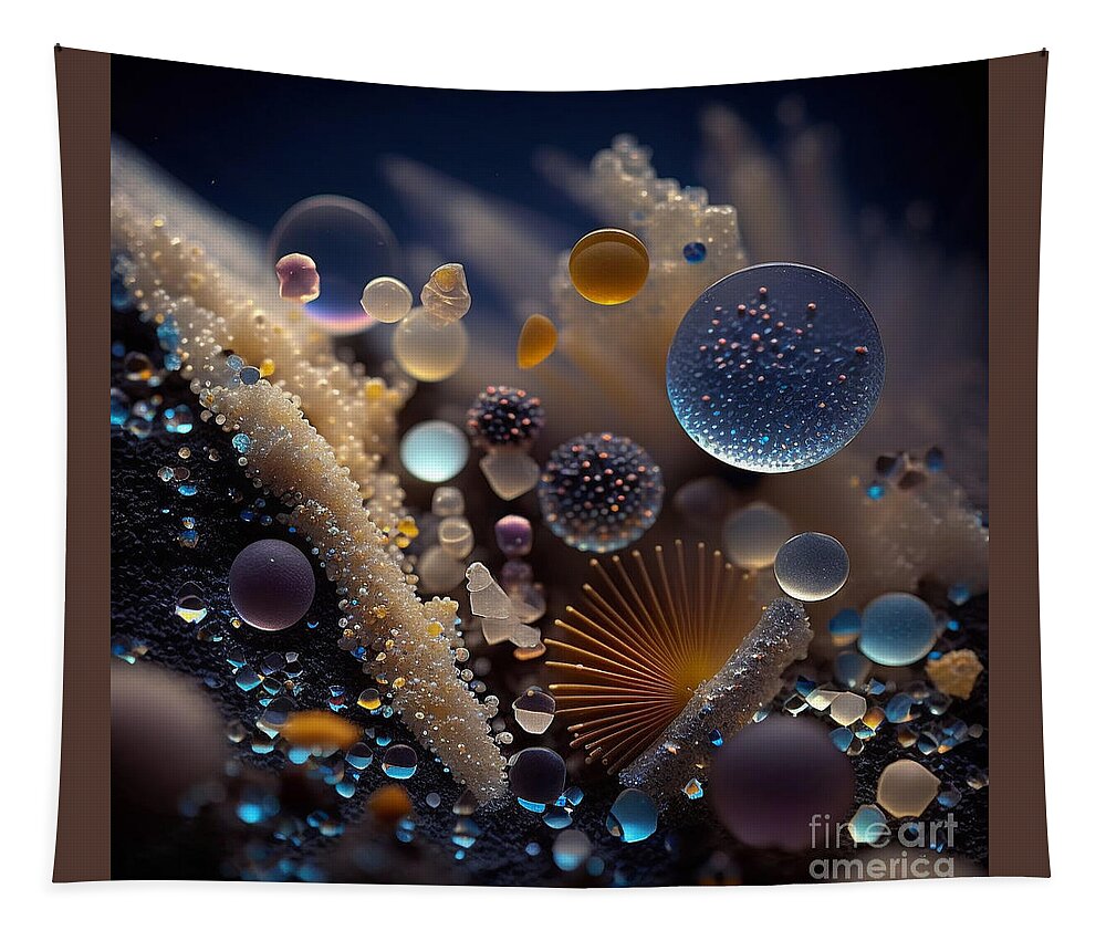 Beach Tapestry featuring the digital art Beaches III by Jay Schankman
