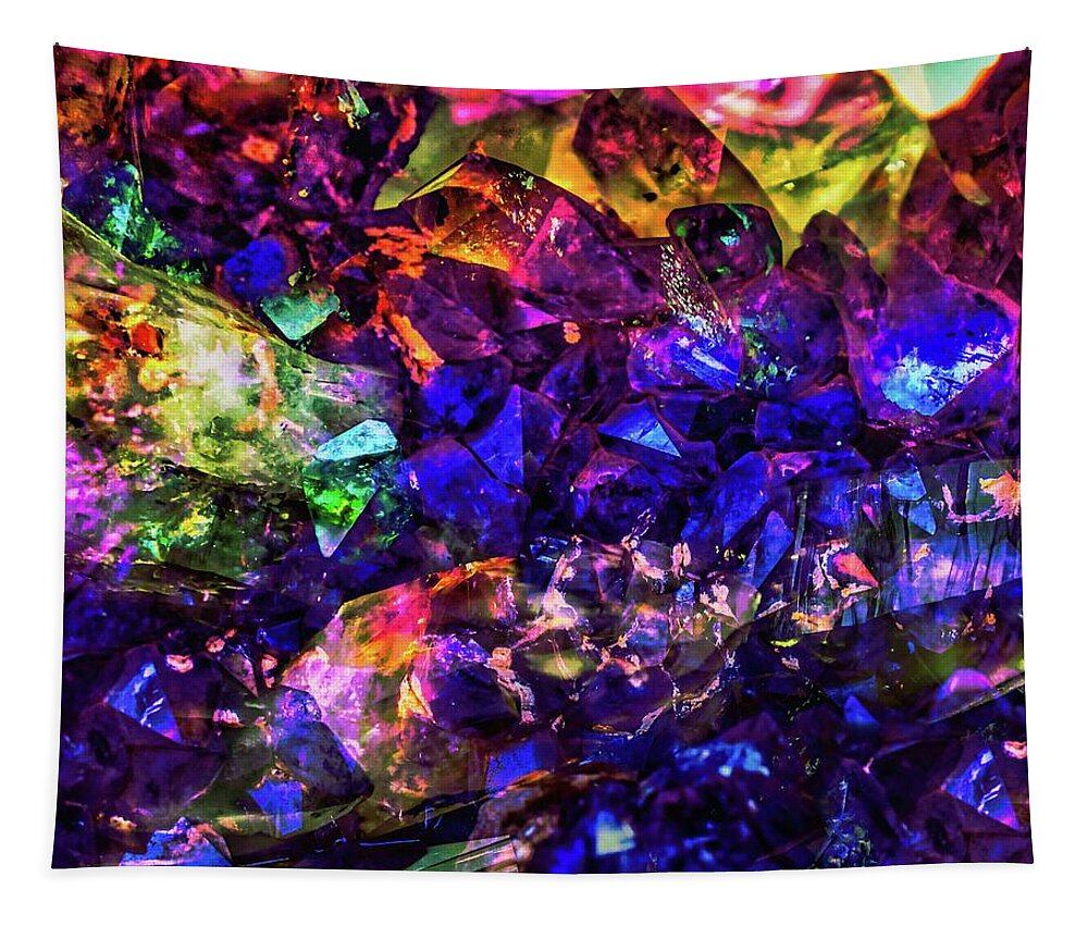 Gems Tapestry featuring the digital art Beautiful Gem by Norman Brule