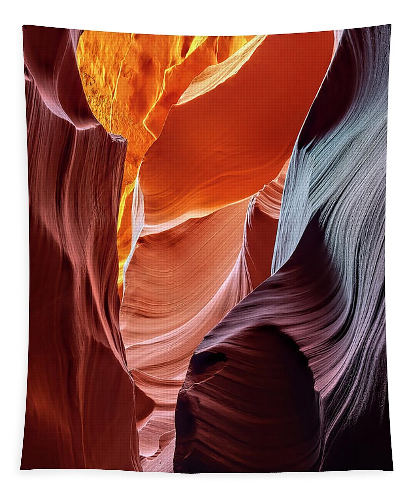 Antelope Canyon Tapestry featuring the photograph Beckoning by Dan McGeorge