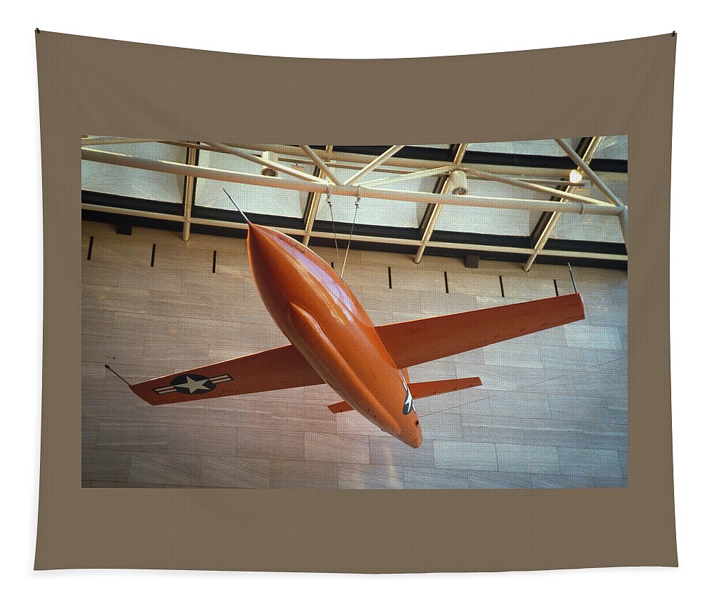 Capitol Tapestry featuring the photograph Bell X-1 Supersonic Aircraft by Gordon James