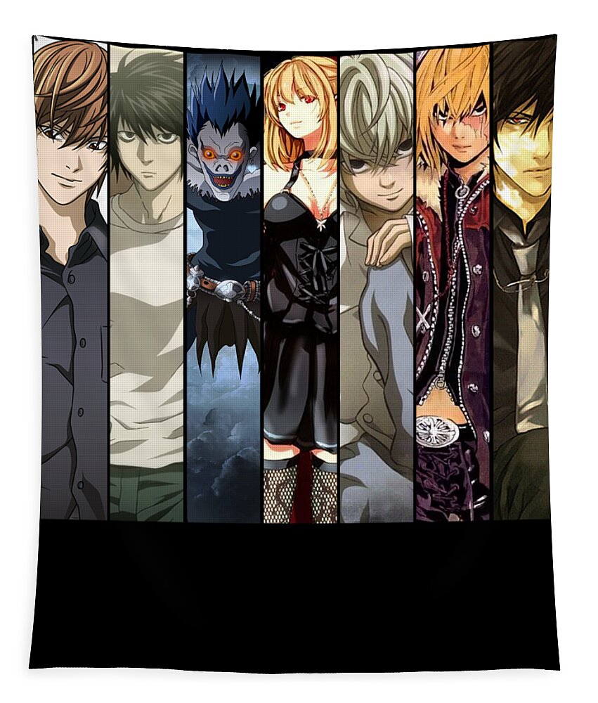 Best Death Note Characters Tapestry by Fantasy Anime - Fine Art America