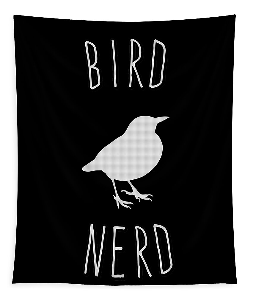Birds Tapestry featuring the digital art Bird Nerd Birding by Flippin Sweet Gear