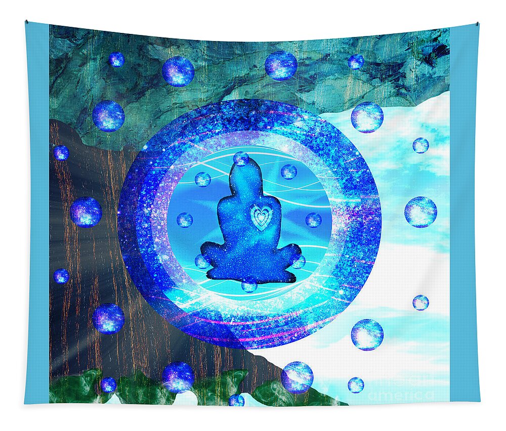 Bliss Tapestry featuring the digital art Bliss by Diamante Lavendar