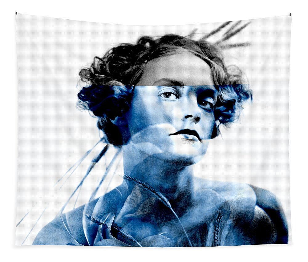 Blue Cocoon Tapestry featuring the photograph Blue Cocoon by Silva Wischeropp