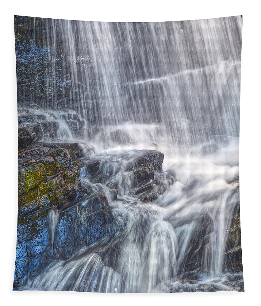 Boardtree Falls Tapestry featuring the photograph Boardtree Falls 3 by Phil Perkins