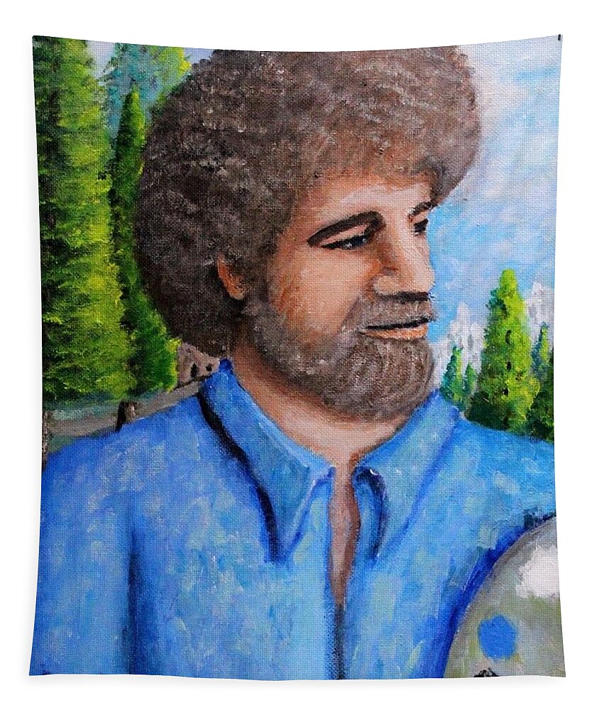 Figure Tapestry featuring the painting BOB by Gregory Dorosh