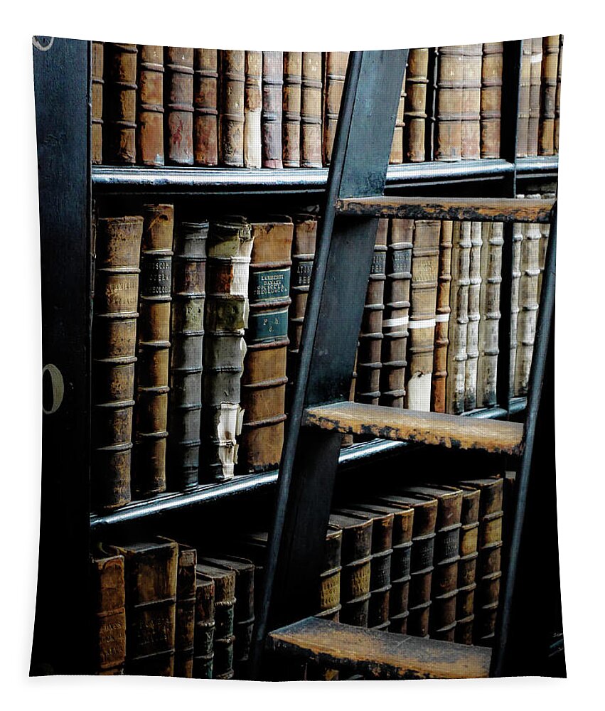 Books Of Knowledge Tapestry featuring the photograph Books of Knowledge 7 by Lexa Harpell