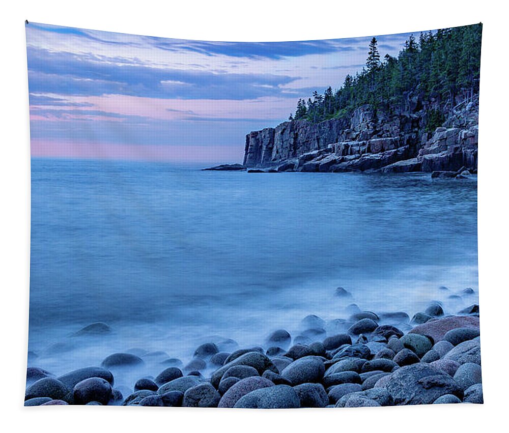 Seascape Tapestry featuring the photograph Boulder Beach by David Lee