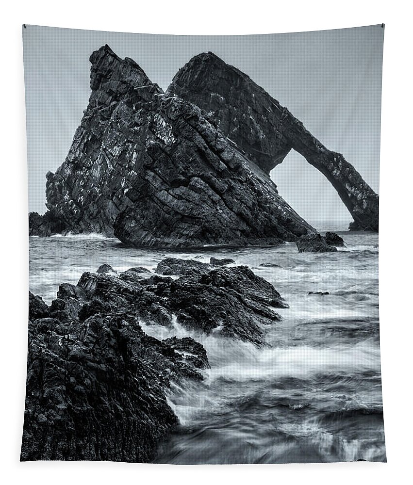 Bow Fiddle Rock Tapestry featuring the photograph Bow Fiddle Rock by David Lichtneker