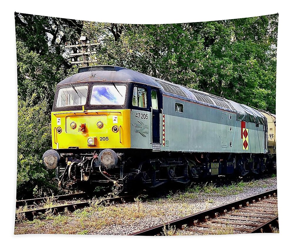 British Rail Tapestry featuring the photograph BR Class 47 Diesel Locomotive by Gordon James