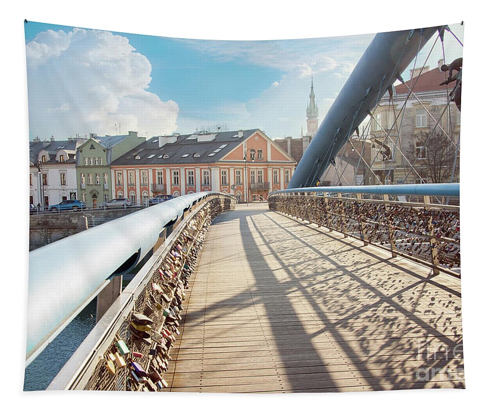 Architecture Tapestry featuring the photograph Bridge in Krakow by Juli Scalzi