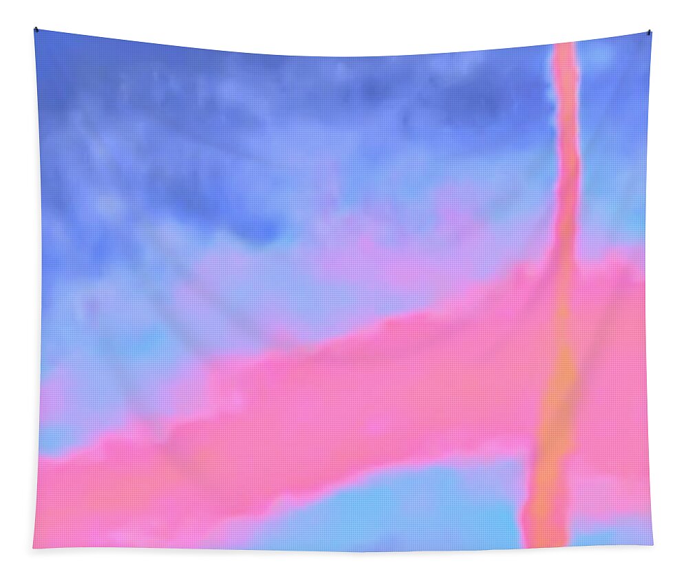 Abstract Tapestry featuring the photograph Bright Breathing by Judy Kennedy