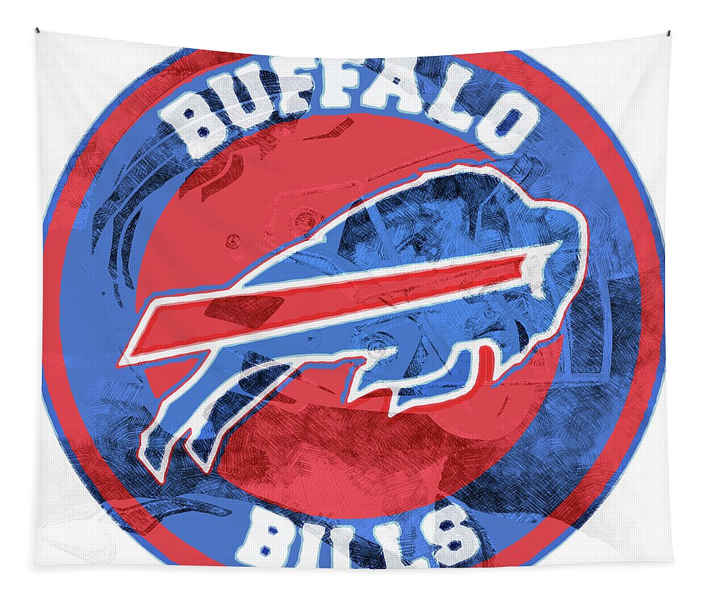 Buffalo Bills,NFL American Football Logo ,Sports Posters for Sports Fans  Tapestry by Drawspots Illustrations - Fine Art America