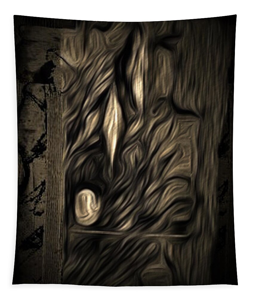 Burnt Memories Tapestry featuring the digital art Burnt Memories 5 by Aldane Wynter