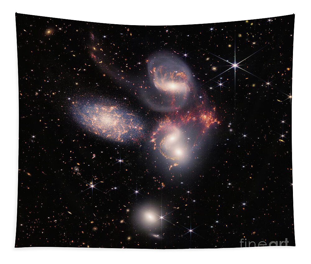 Astronomical Tapestry featuring the photograph C056/2350 by Science Photo Library