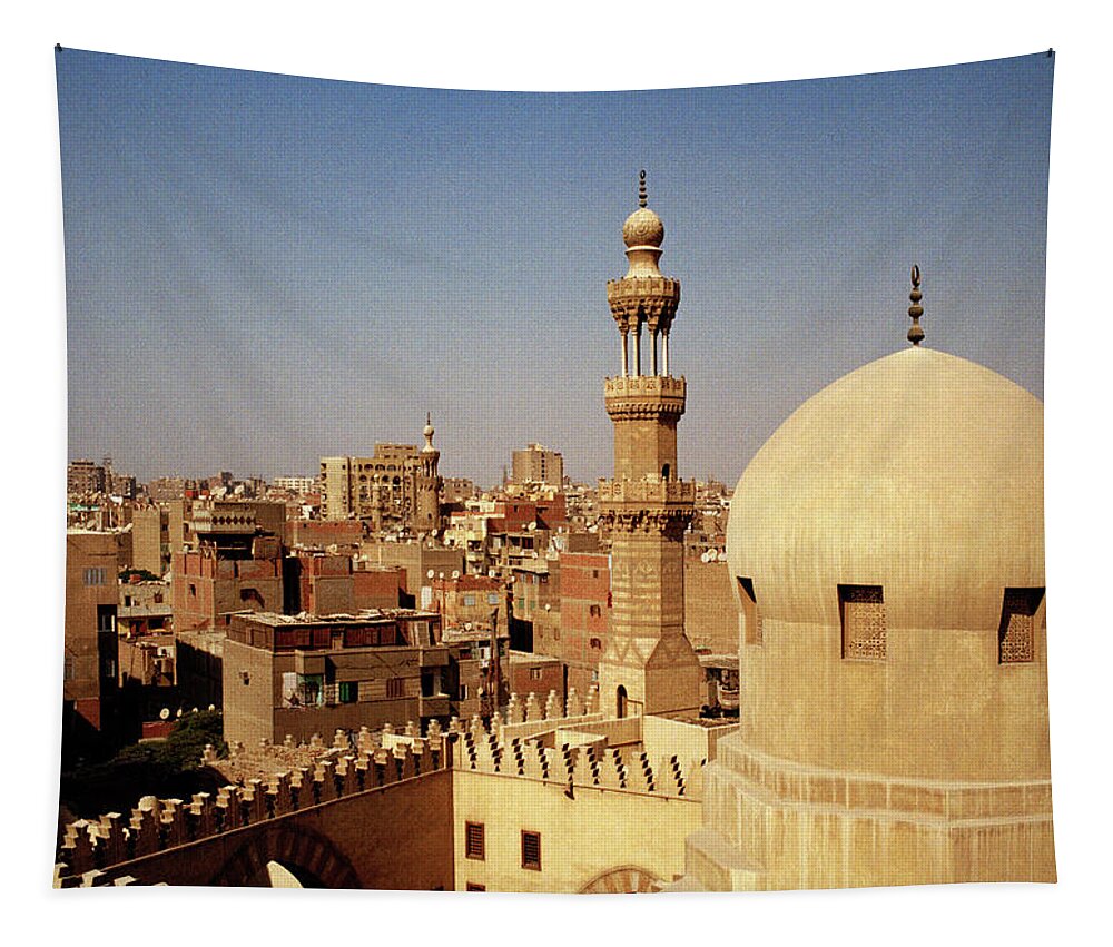 Islamic Cairo Tapestry featuring the photograph Cairo City by Shaun Higson