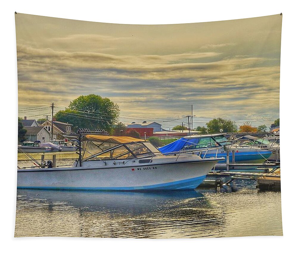  Tapestry featuring the photograph Calm Waters by Windshield Photography