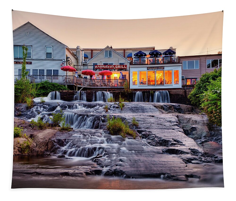Camden Tapestry featuring the photograph Camden Maine 0214 by Greg Hartford