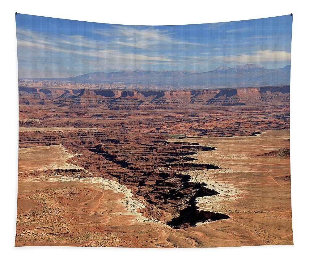 Canyonlands National Park Tapestry featuring the photograph Canyonlands National Park - View from Buck Canyon Overlook by Richard Krebs
